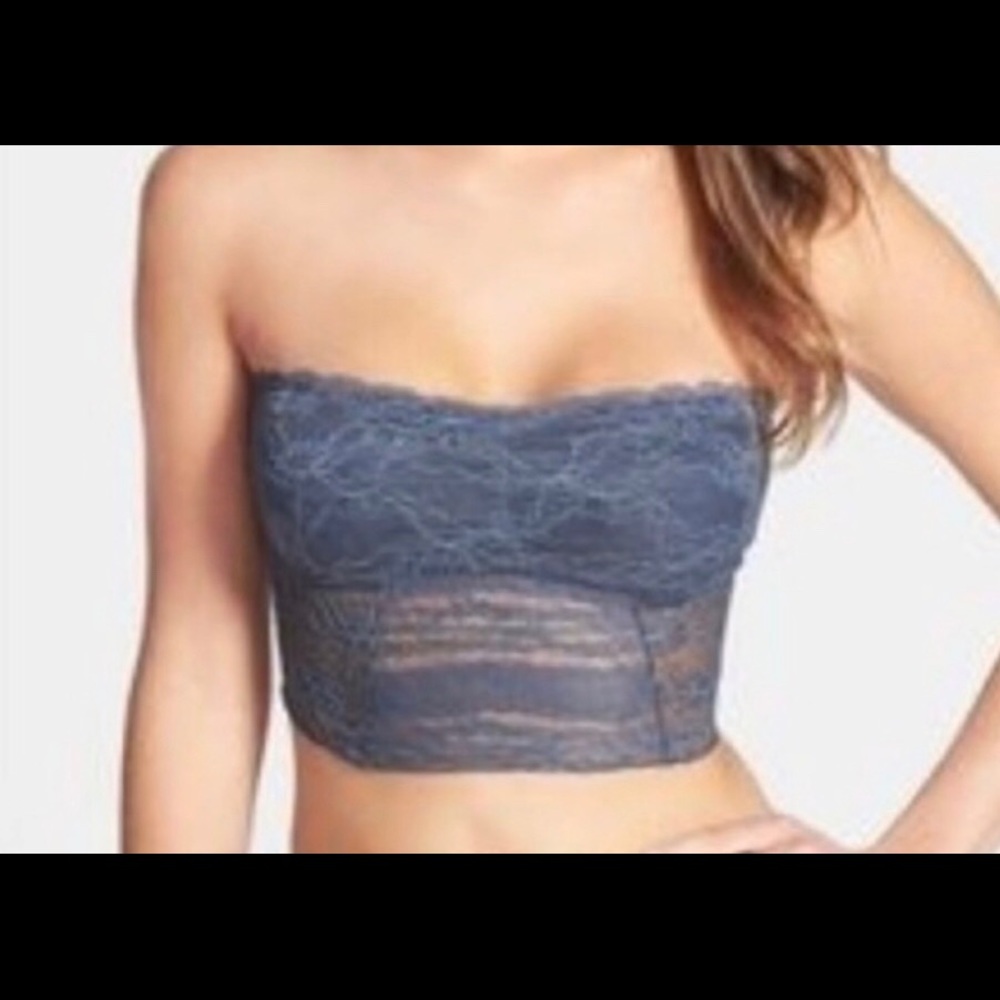 Free People Strapless Lace Bralette